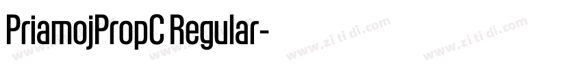 PriamojPropC Regular字体转换 PriamojPropC Regular字体转换